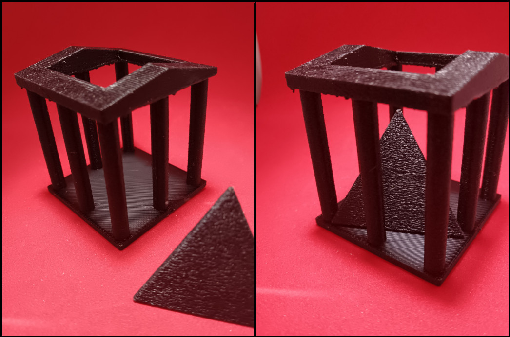 Пирамида в храме-головоломка: 3D-модель для вдохновения для 3D принтера