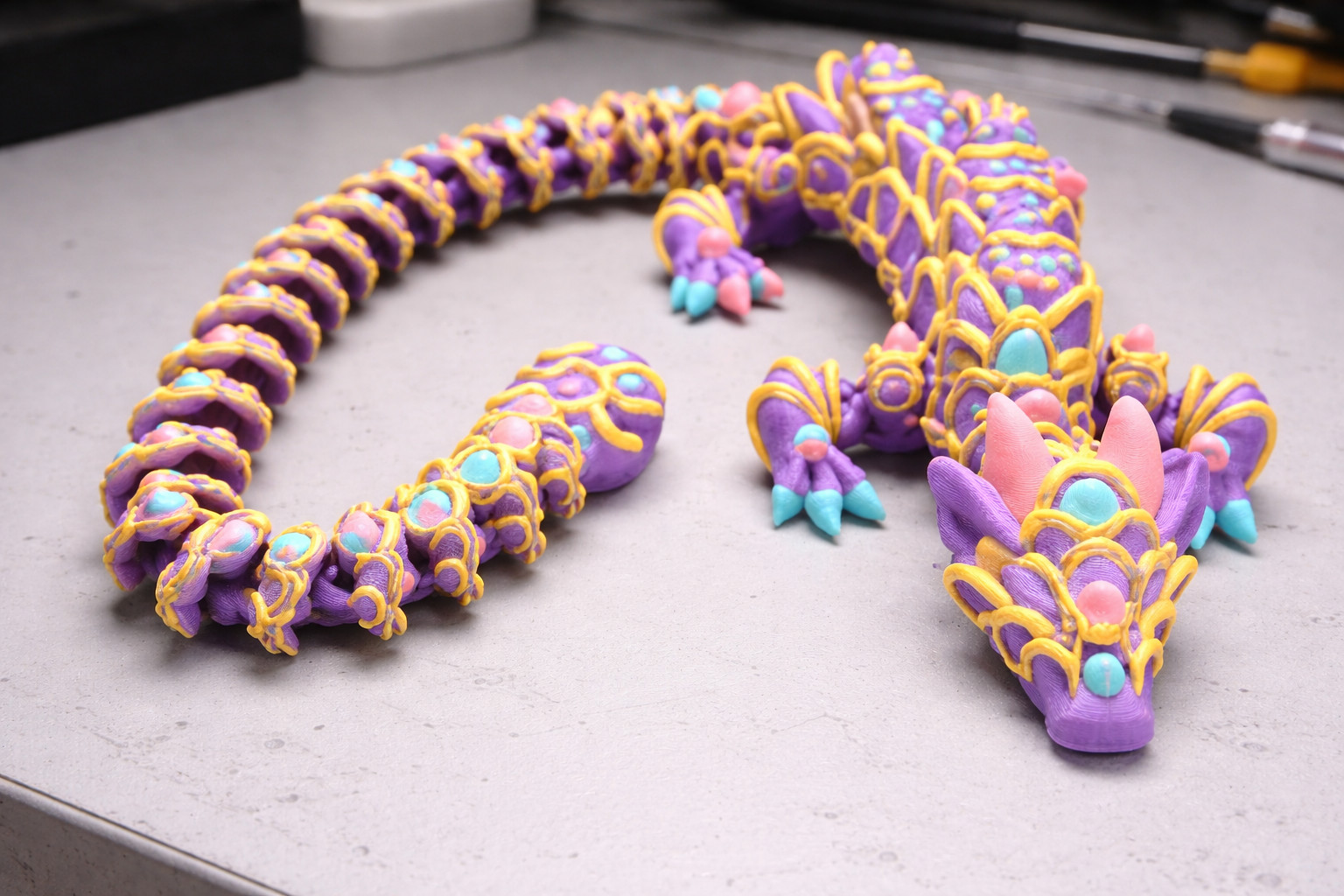 Пасхальное печенье Дракон — оригинальная 3D-модель для 3D принтера