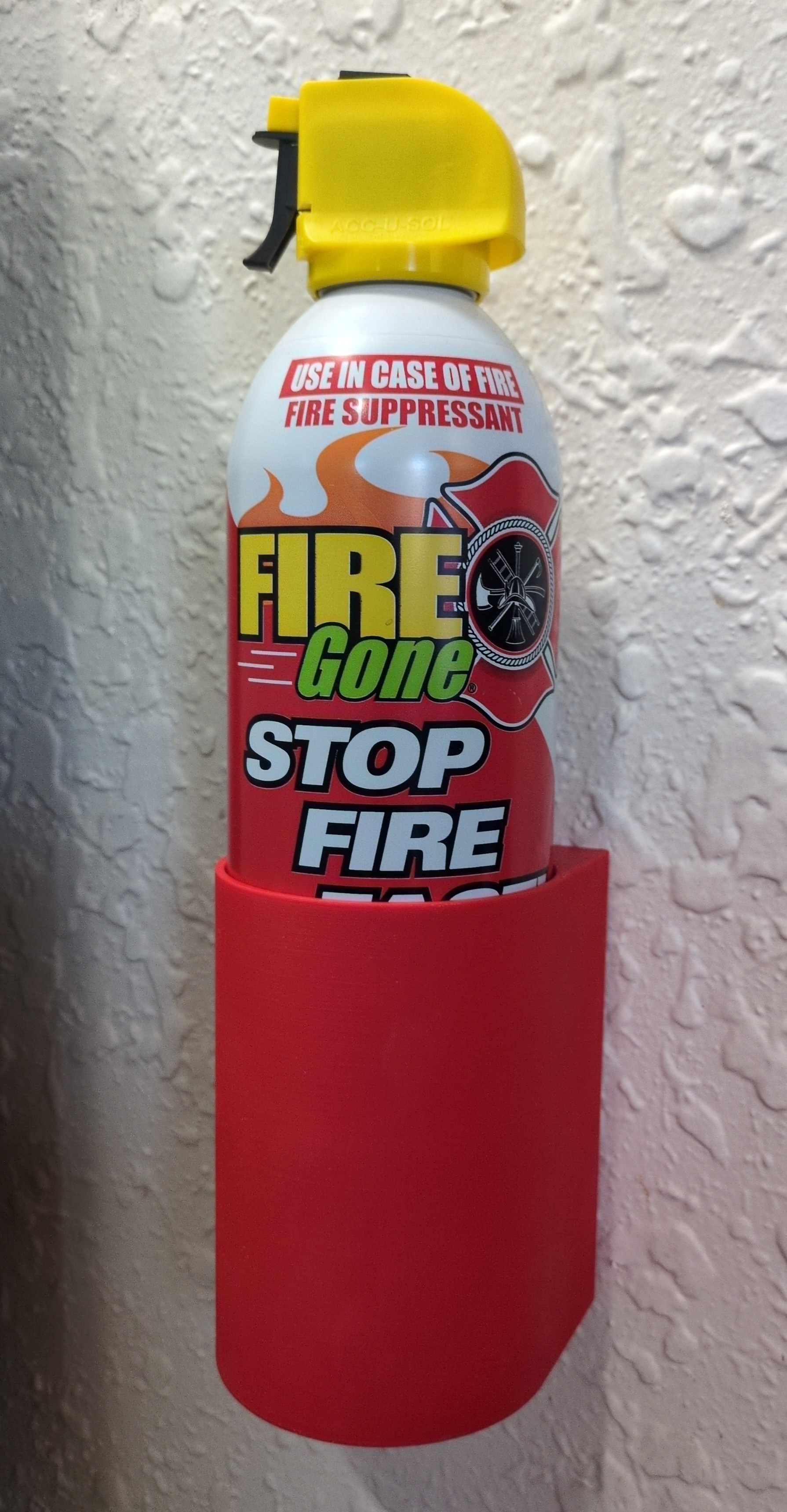 Реалистичная 3D-модель крепления огнетушителя "Fire Gone" для 3D принтера