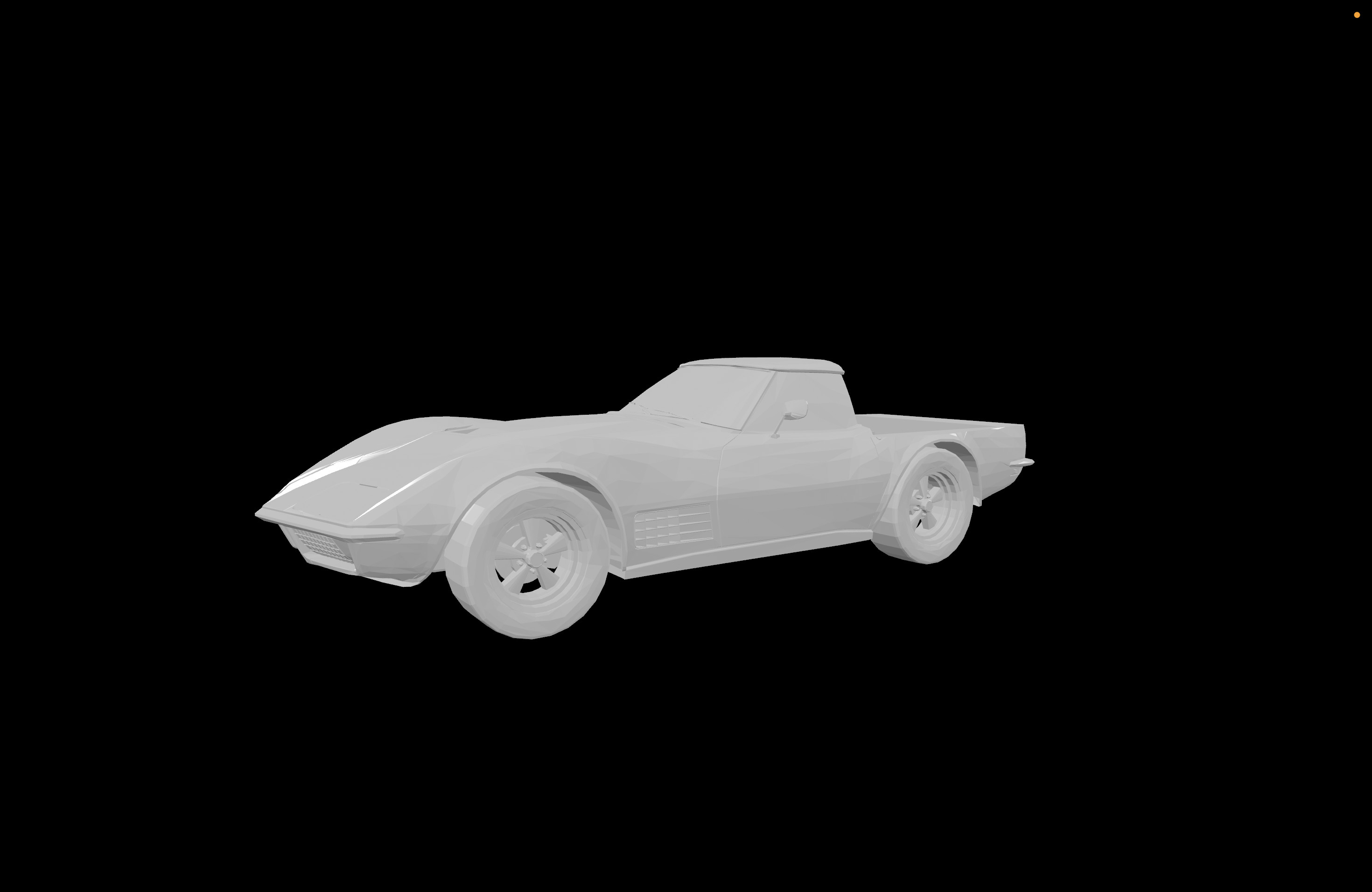 Крутой ретро-грузовичок! 3D-модель Chevrolet Corvette C3 Truck '62 для 3D принтера