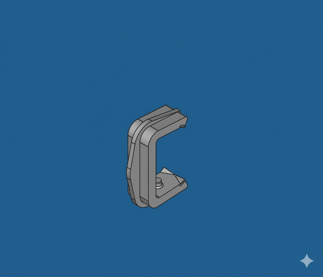 Детали барьера верхнего лотка посудомоечной машины для 3D принтера