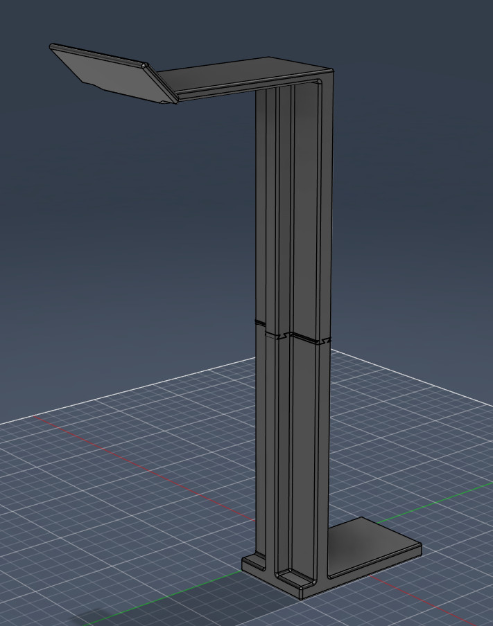 Оригинальная настольная лампа под мониторную стойку для 3D принтера