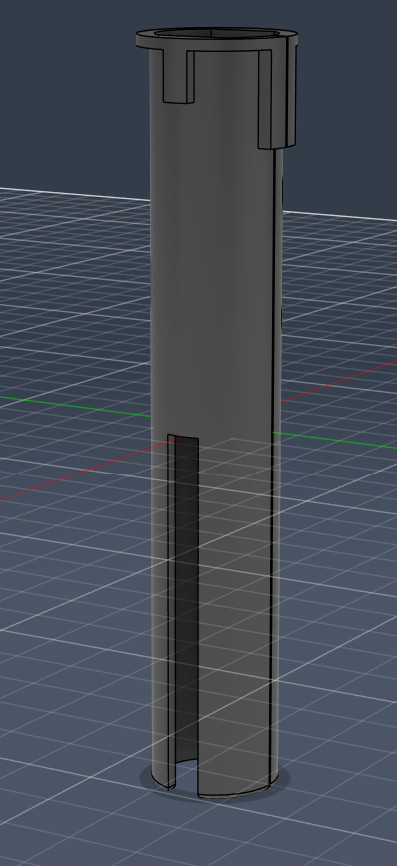 Детали электроскутера Kuugo M4 — внутренняя рулевая труба для 3D принтера