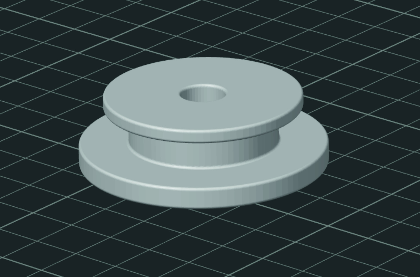 Точная 3D-модель резинометаллического сайлентблока Nissan AD для 3D принтера