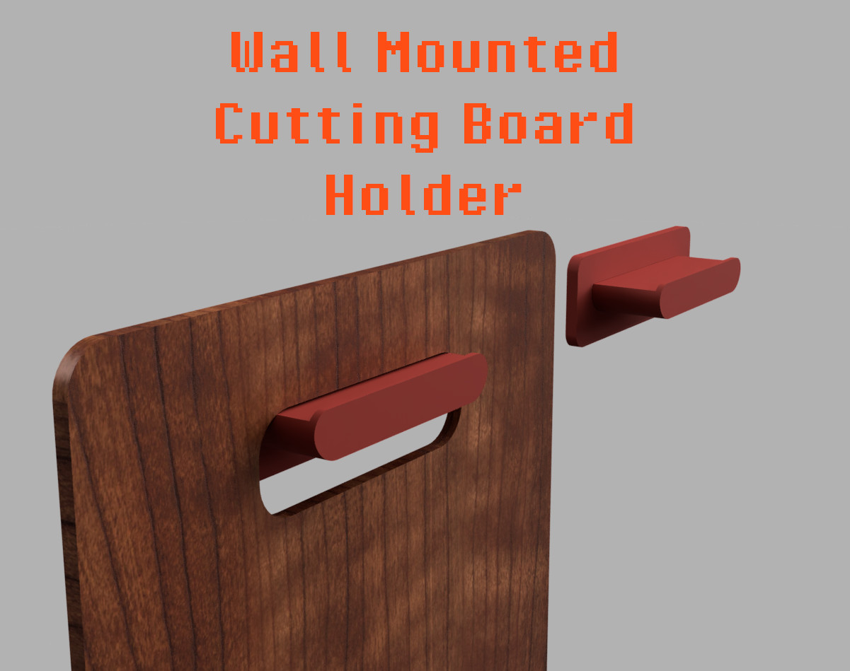 ChopDock — стильный держатель настенной разделочной доски для 3D принтера