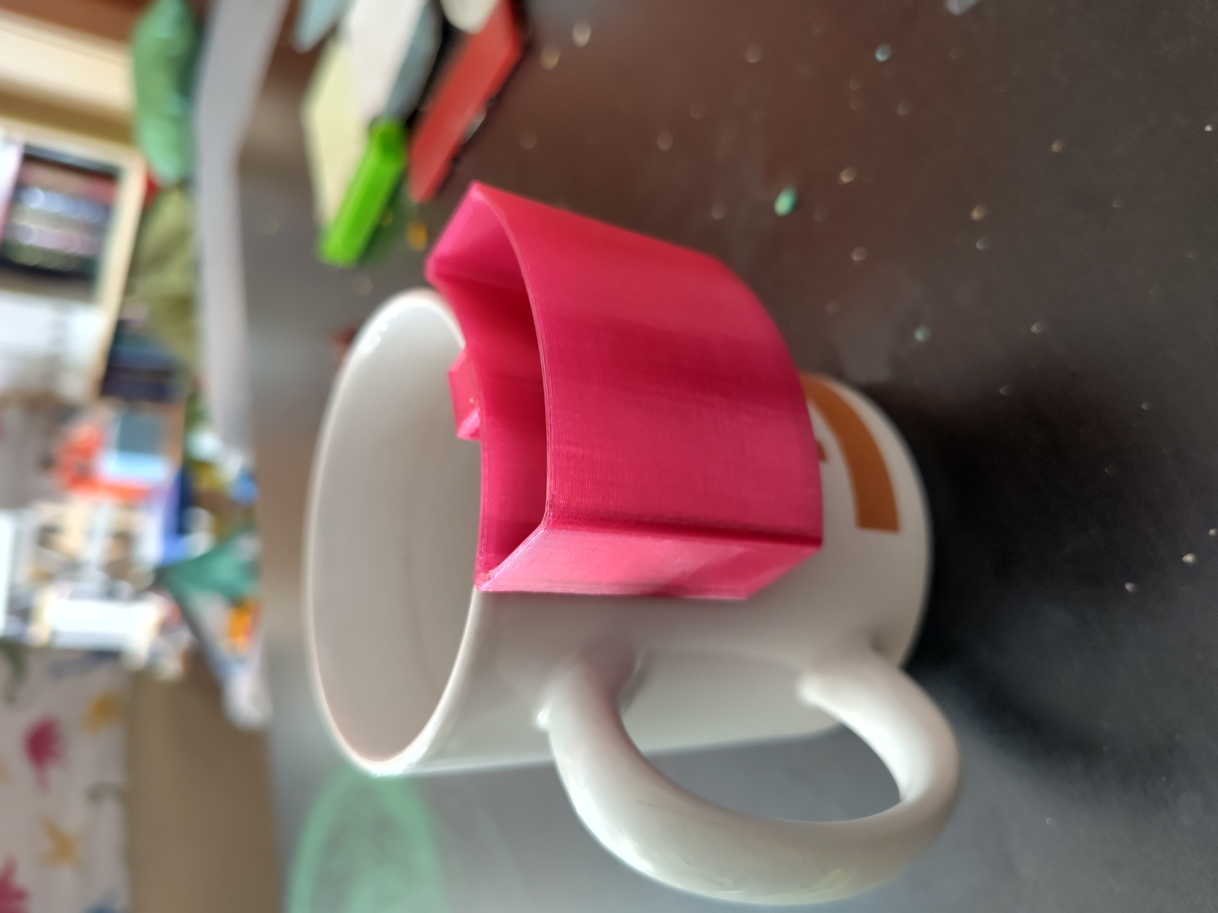 Креативный держатель чайных пакетиков Teebeutelhalter в 3D-модели для 3D принтера