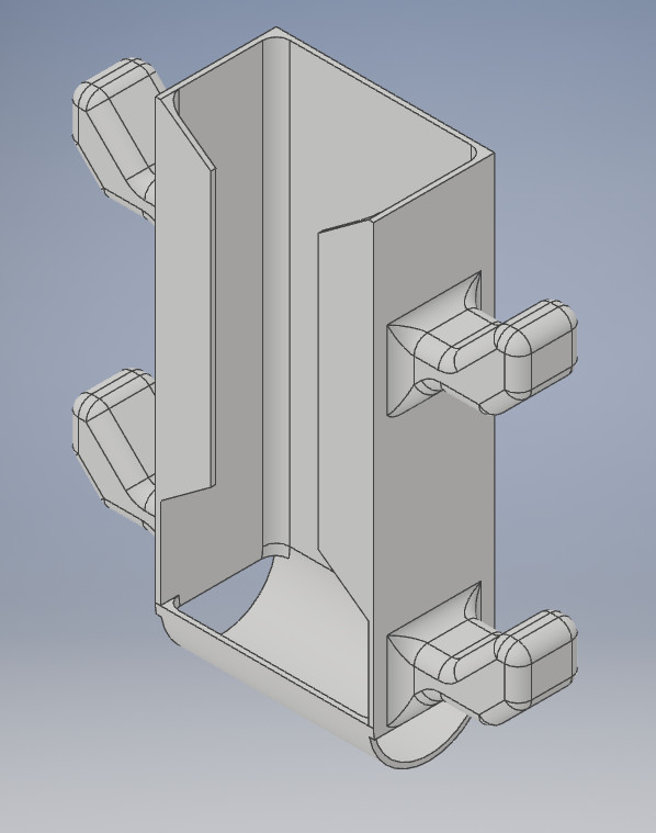 Держатель пакетов и поводка для собаки на полку Skaddis от IKEA для 3D принтера