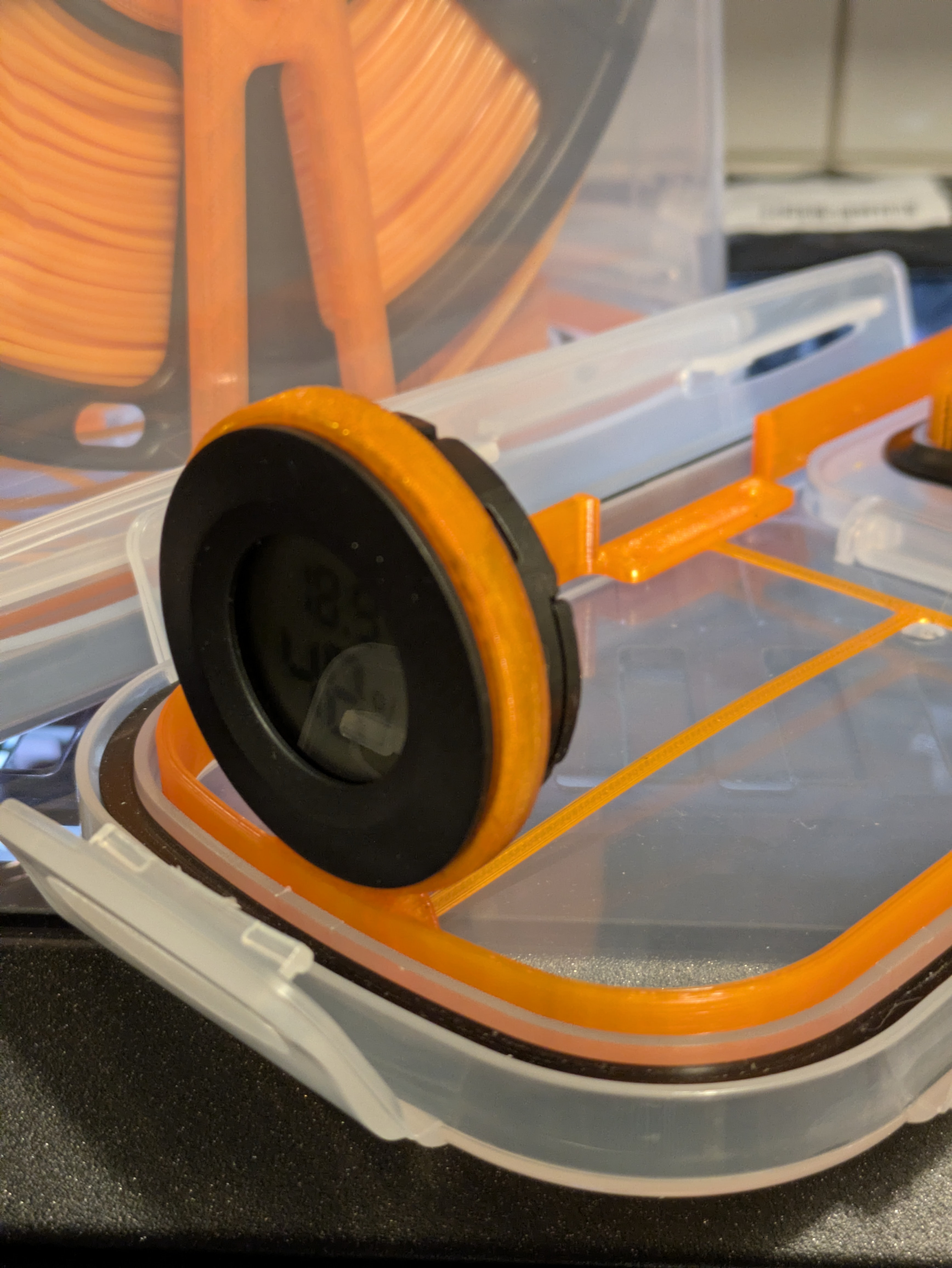 Сухая коробка Drybox с держателем гигрометра для Кичли боксов для 3D принтера