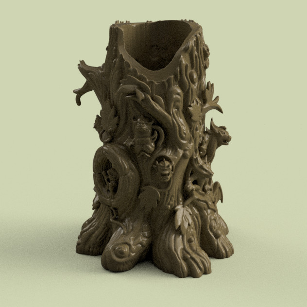 Волшебное дупло дерева Enchanted Hollow Tree — закачай 3D-модель прямо сейчас! для 3D принтера