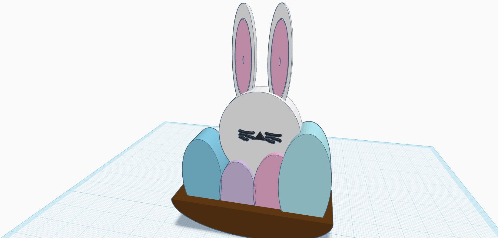 Пасхальный кролик в 3D — милая моделька для вдохновения для 3D принтера