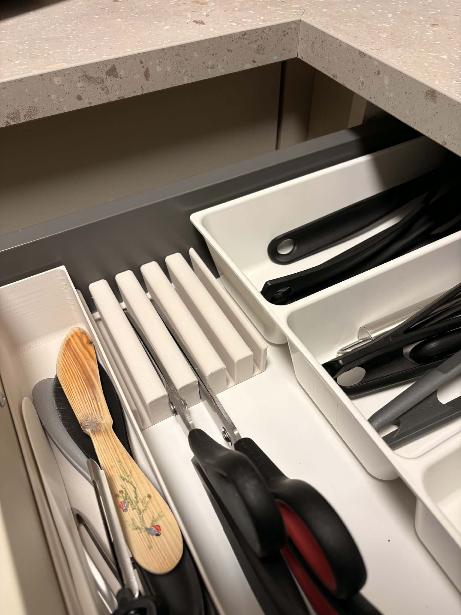 Идеальная организация ножниц — 3D-вставка в ящик ✂️🔧 для 3D принтера