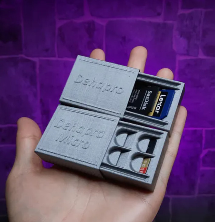 SD-карта в спичечном коробке: уникальная 3D-модель для 3D принтера
