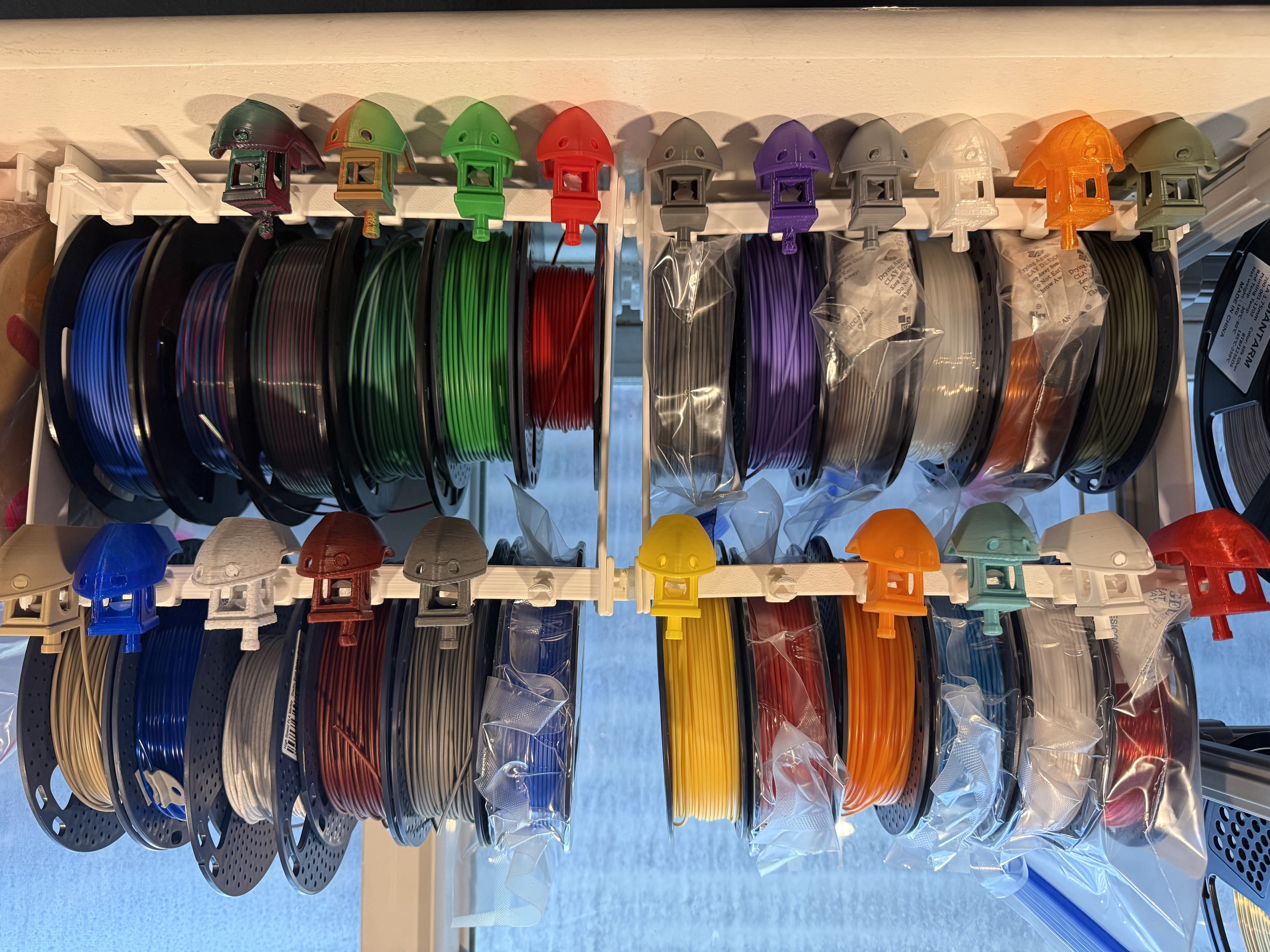 Модульная стойка для нити с фигуркой Benchy 🧱🚀 для 3D принтера