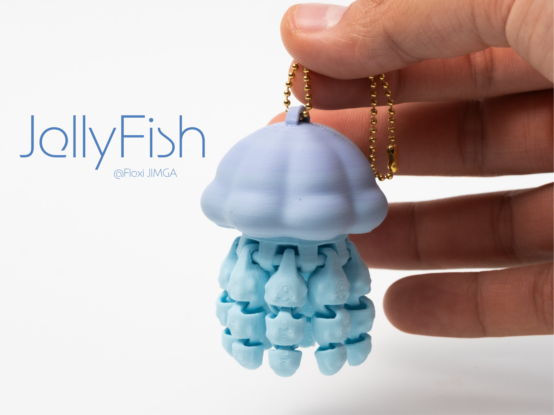 Реалистичная 3D-модель JellyFish — вдохновение для дизайнеров для 3D принтера