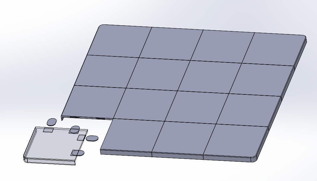 Крышка для кухонного стола 80х80 см — защити свою мебель стильно! для 3D принтера