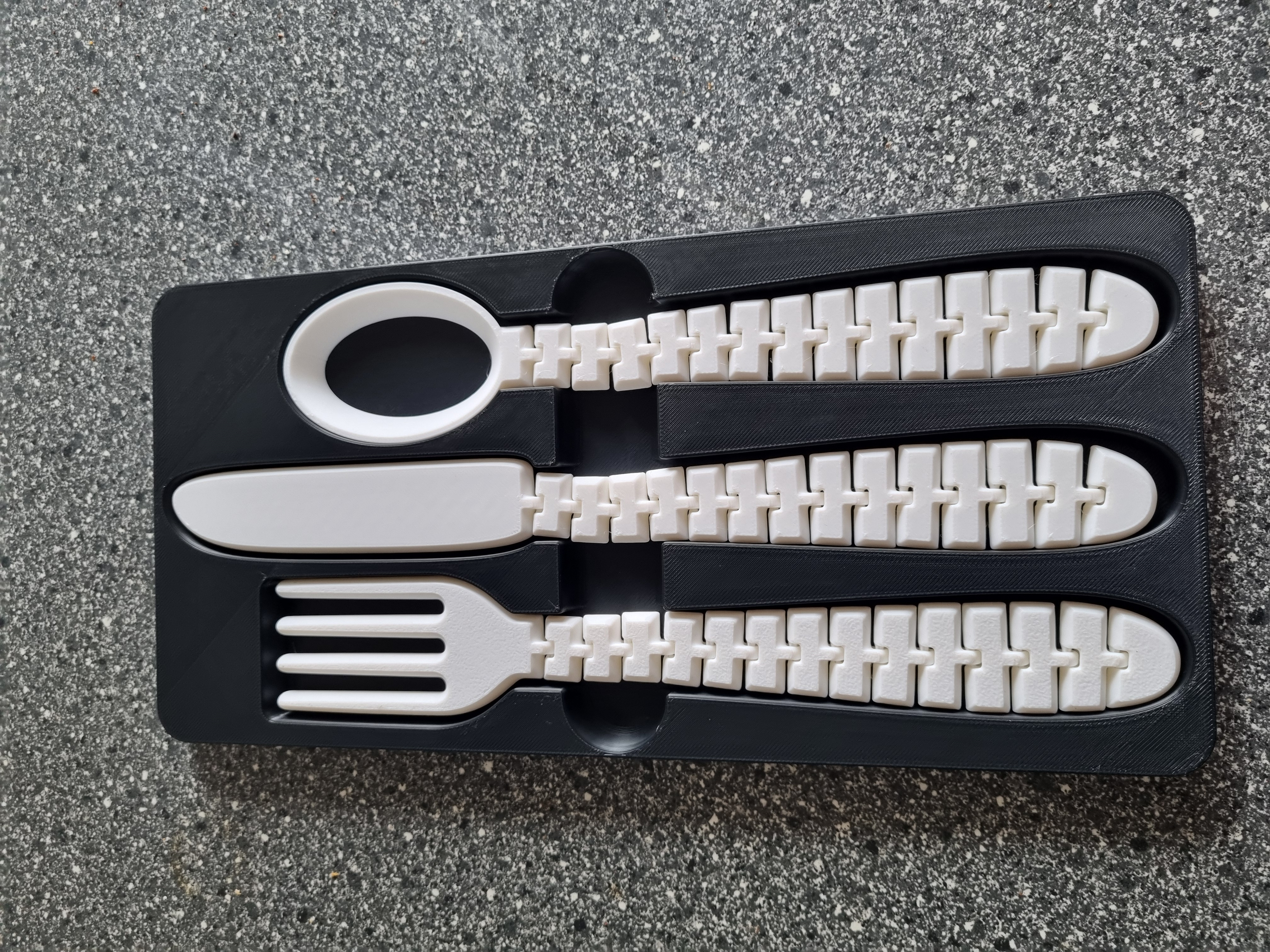 Набор диетической посуды 3D-модели Diet Cutlery Set для 3D принтера