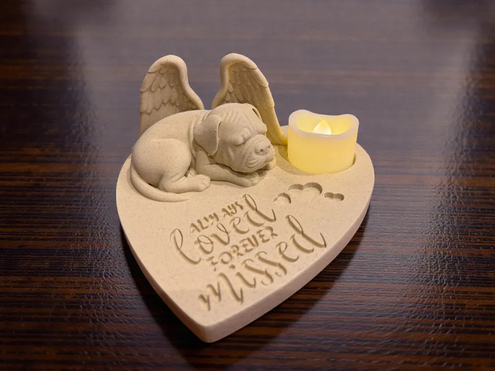 Ангел-хранитель Булмастифа — вечная память и любовь для 3D принтера