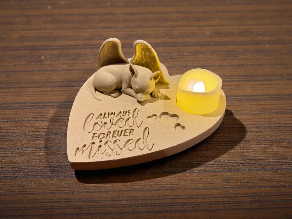 Ангельская статуя Пинчера — вечная память и любовь для 3D принтера