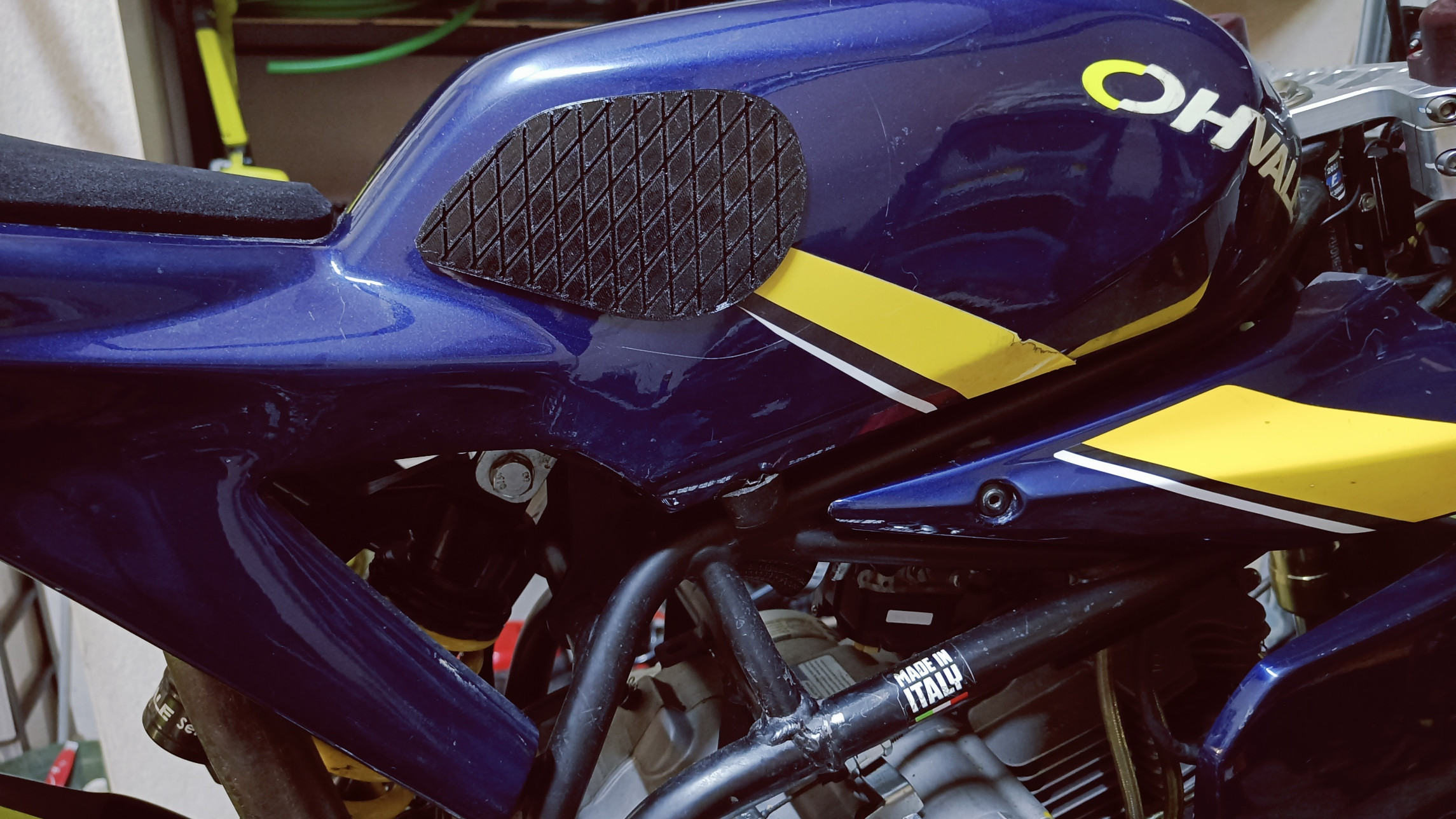 Танк-грип для мотоцикла Ohvale — улучши хват велосипеда для 3D принтера