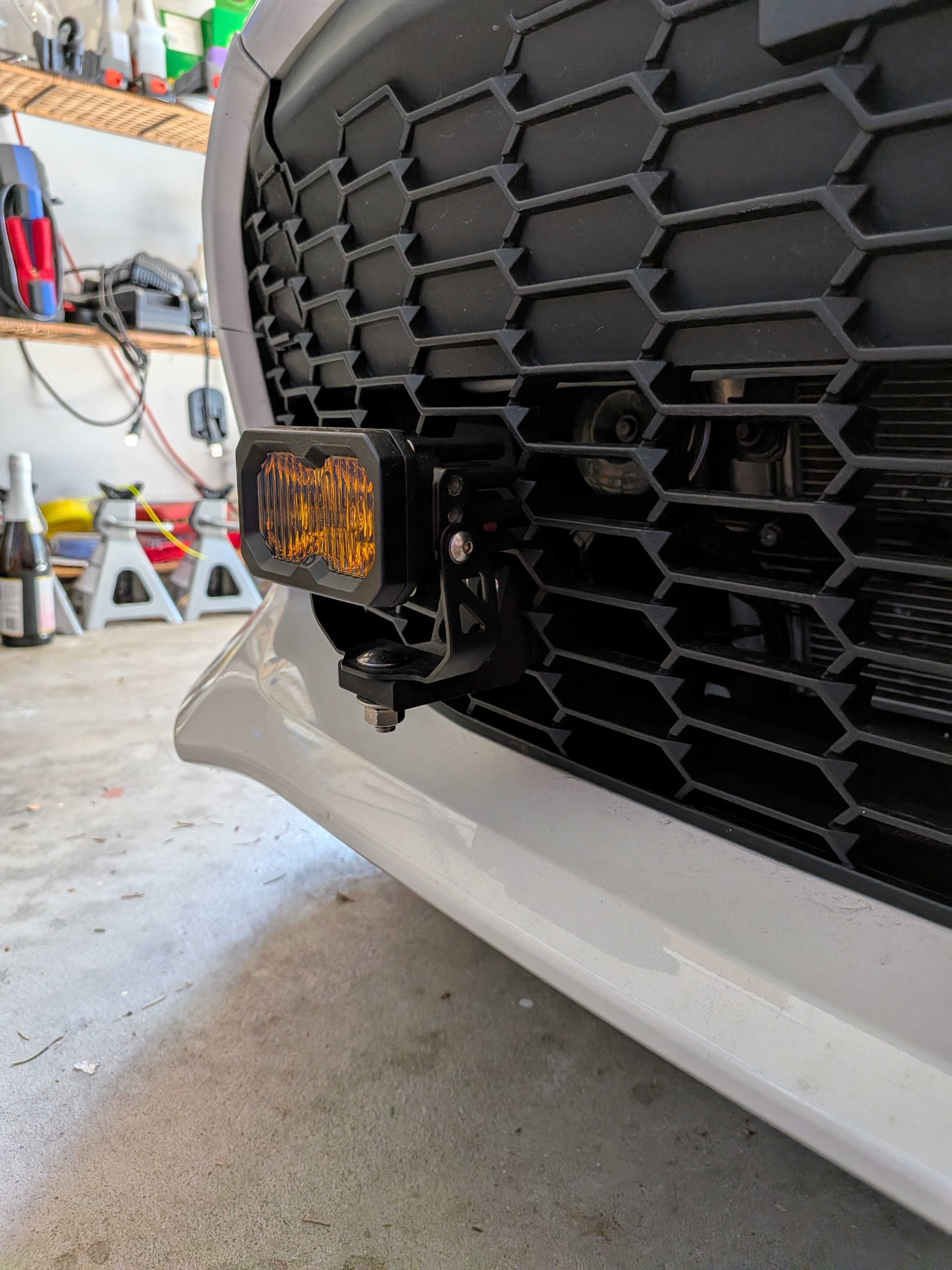 Крепление противотуманок Grill Fog Light Mount для Toyota GR86 для 3D принтера