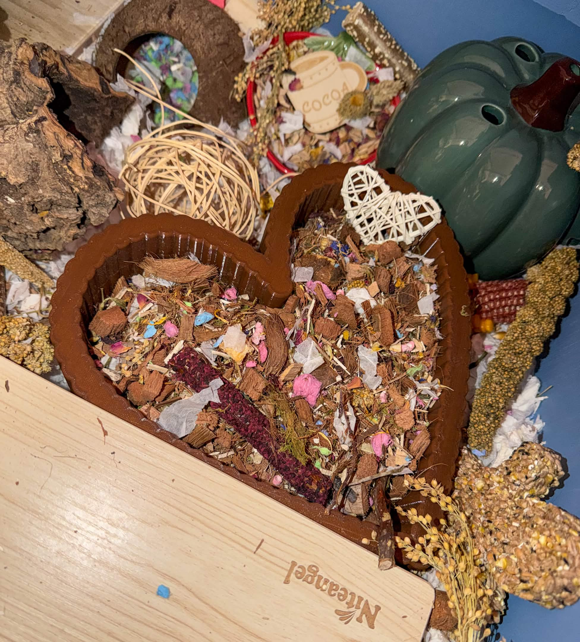 Сладкий домик для хомячка ♥️ 3D-печатная коробочка в виде сердечка для 3D принтера