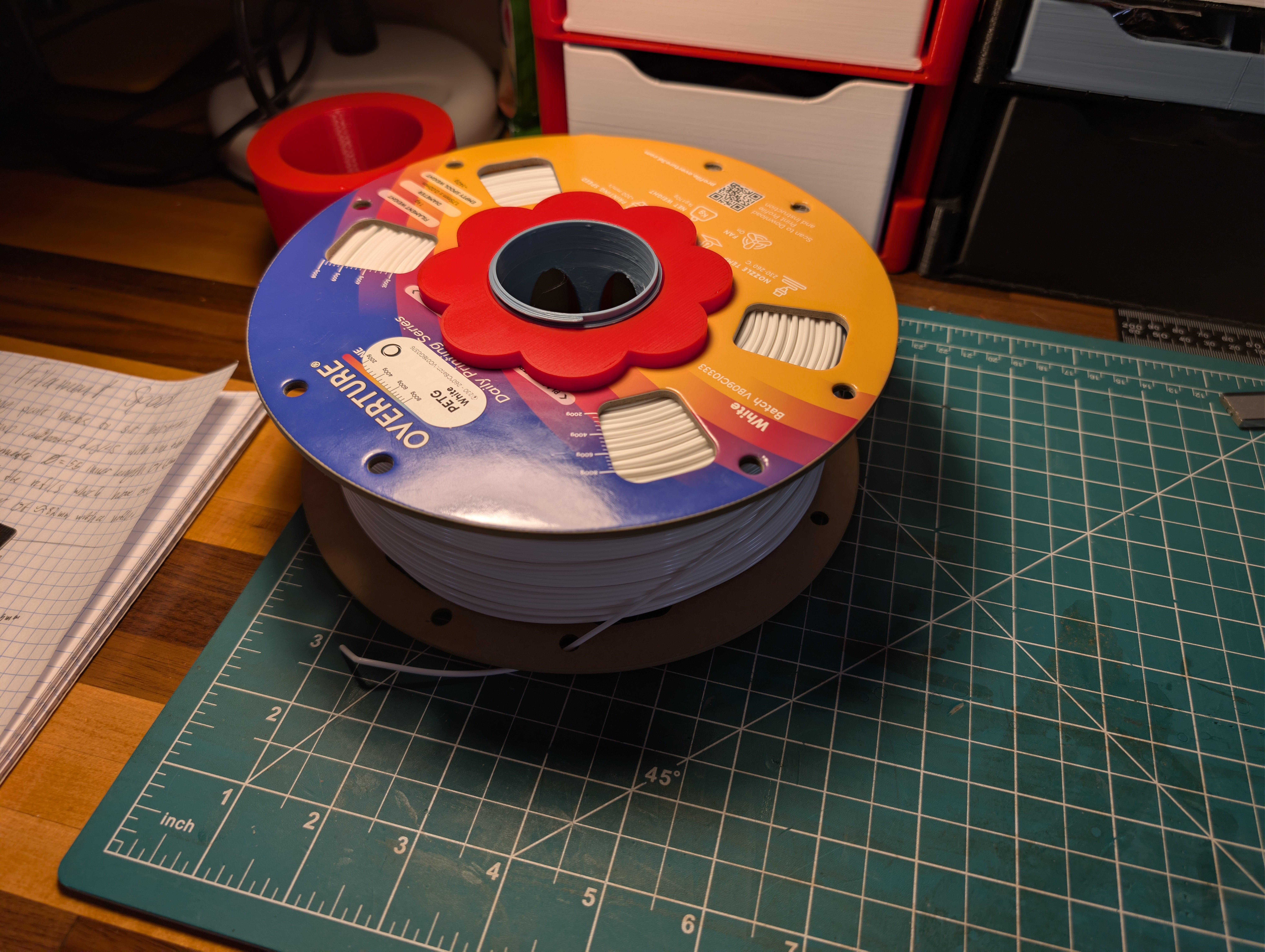 Реусабл шпулька для картонных катушек Overture 🧴📦 для 3D принтера