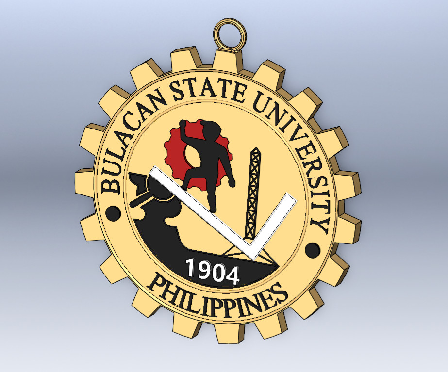 Университетский брелок — стильный аксессуар с любовью к учебе для 3D принтера