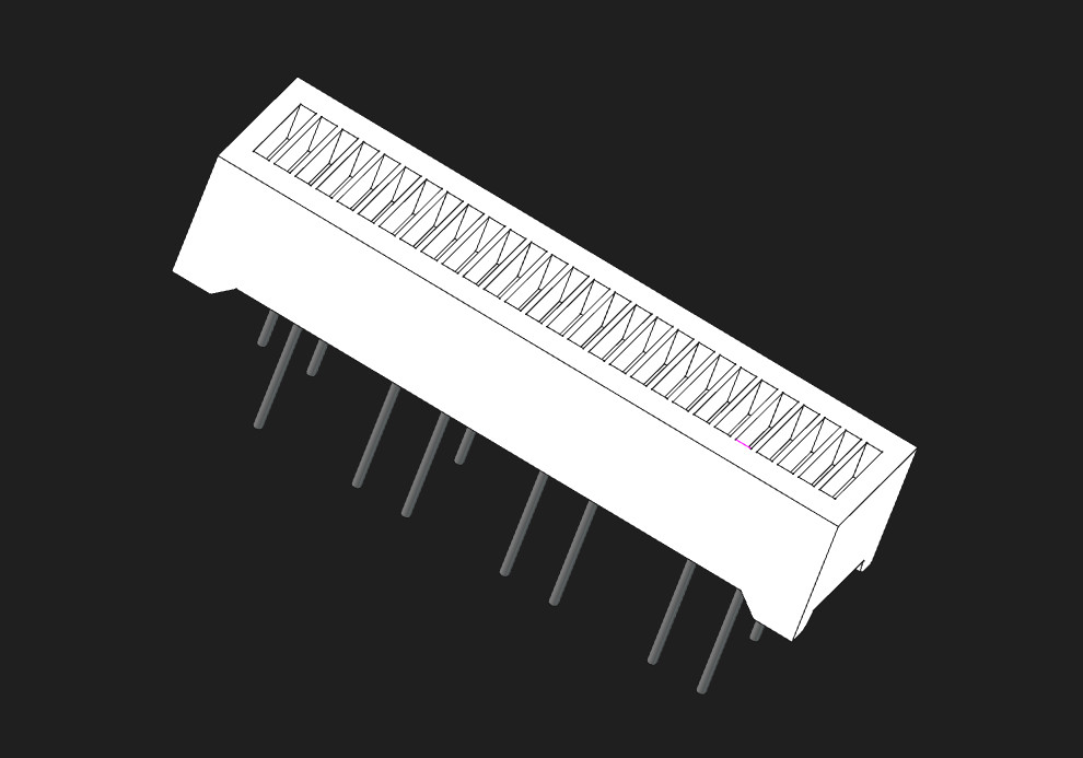 3D Модель Barmeter BL28 LED Bargraph — Скачать бесплатно для 3D принтера