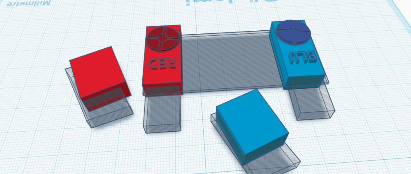 TF2 Duo Drive Disk Covers 3D Модель для 3D принтера