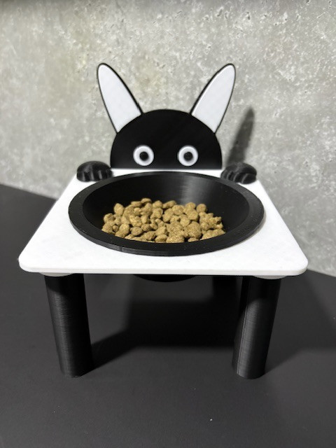 Изящная 3D-модель Cat Bowl — стильное решение для вашего питомца для 3D принтера