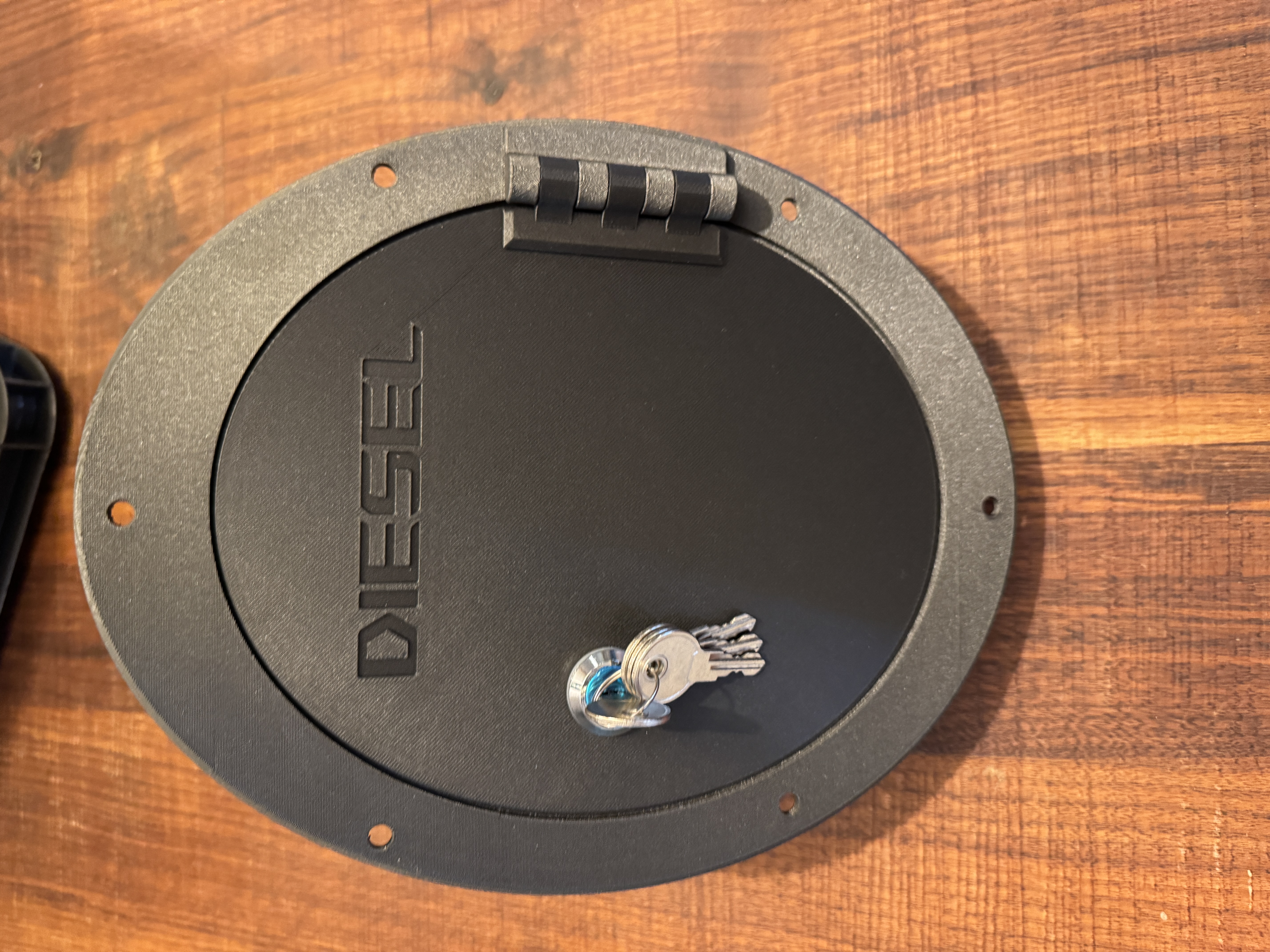 Реалистичная 3D-модель Humvee Fuel Door Tankdeckel для 3D принтера