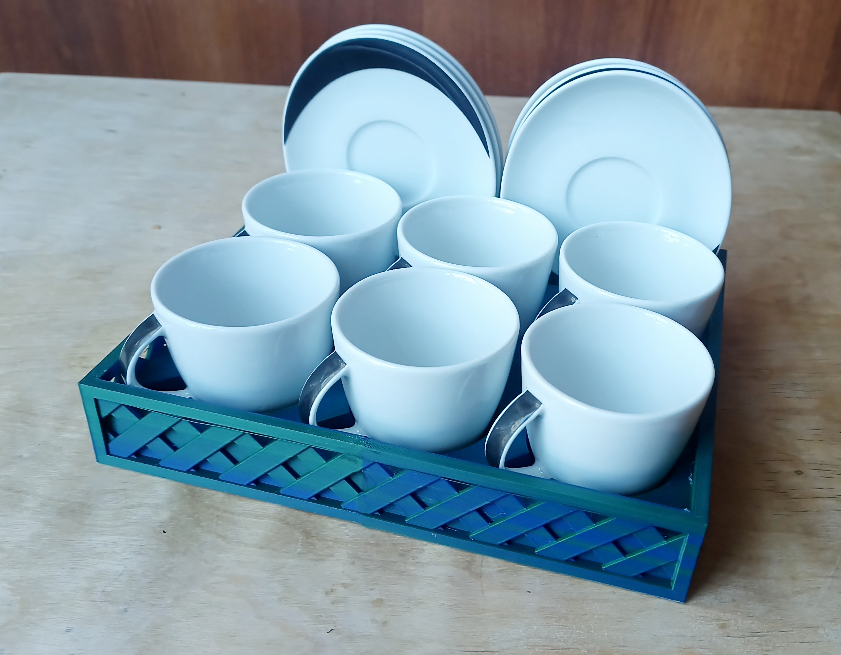 Изящная подставка для эспрессо набора Six-Cup — ваш идеальный аксессуар для 3D принтера