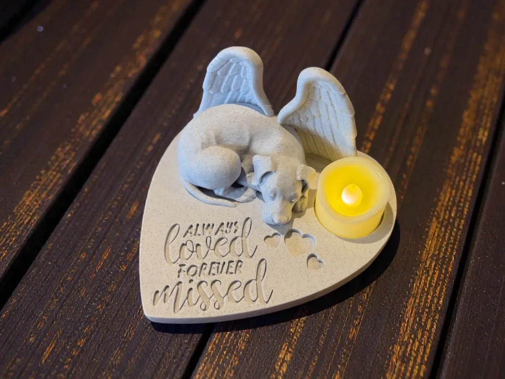 Потрясающая 3D-статуя Ангела Великой Датчанки — вечная память и любовь для 3D принтера