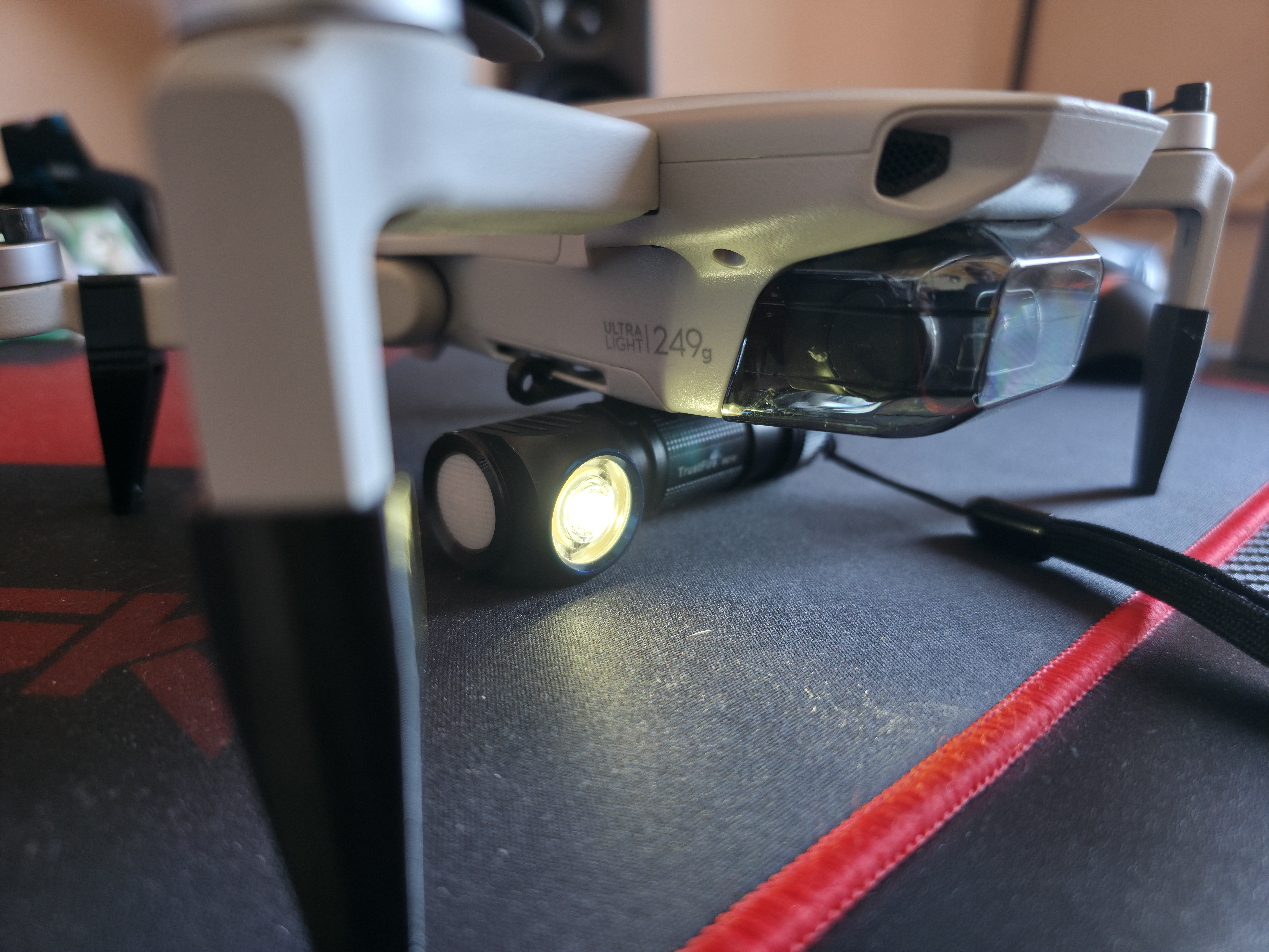 DJI Mini 4K/2 Крепеж для фары 20мм ✨ Увеличенный держатель полезной нагрузки для 3D принтера