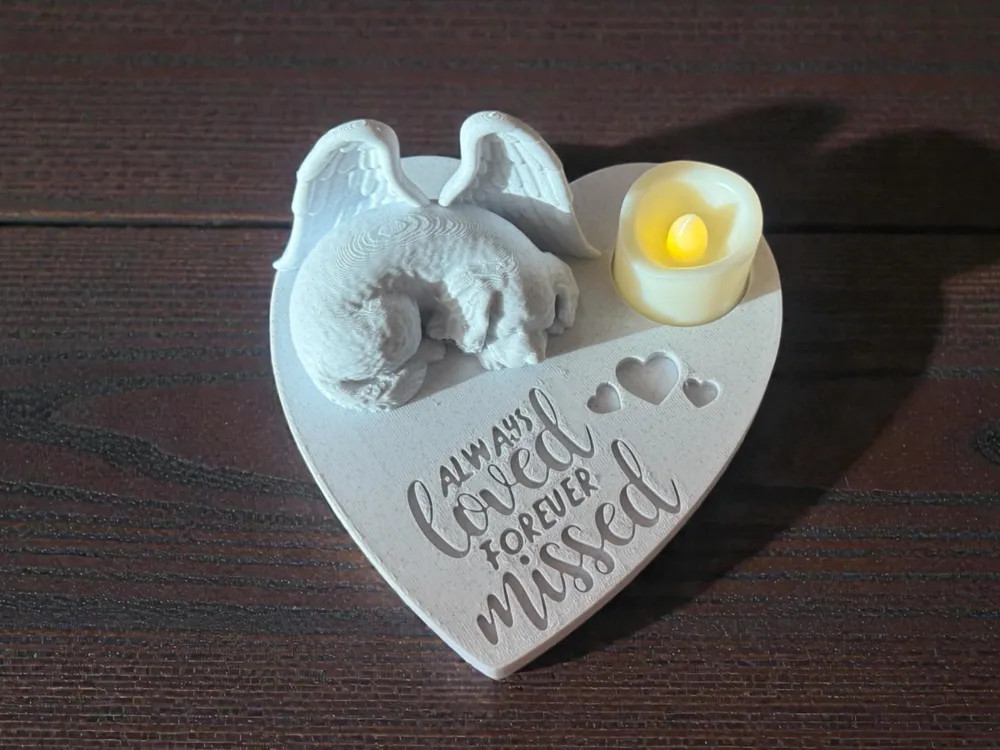 Ангел-король Чарльз — памятник вечной любви и памяти для 3D принтера