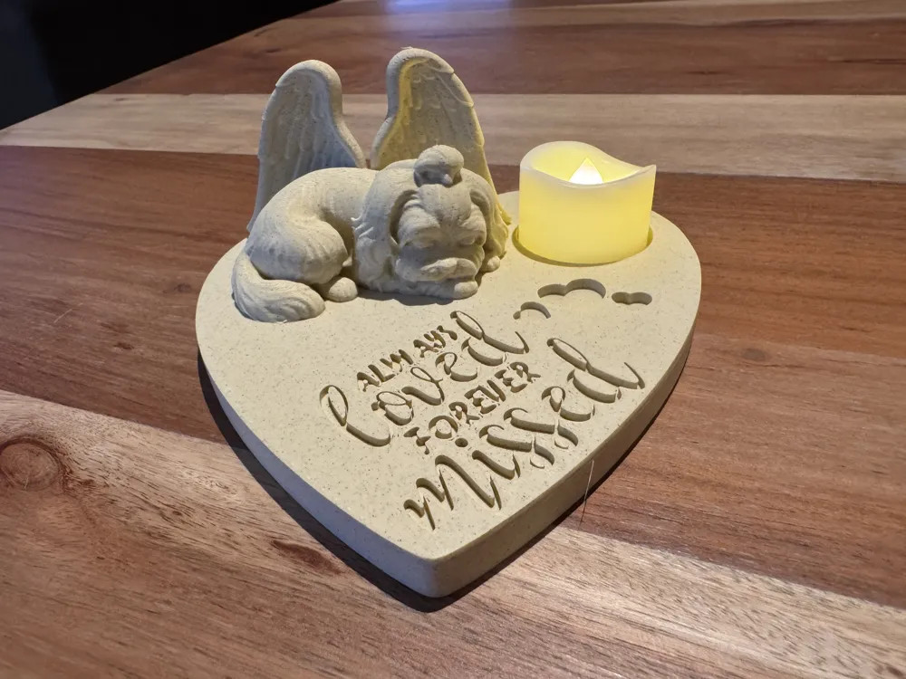 Ангел Ши-тцу или Лхаса Апсо — памятник любви и памяти для 3D принтера