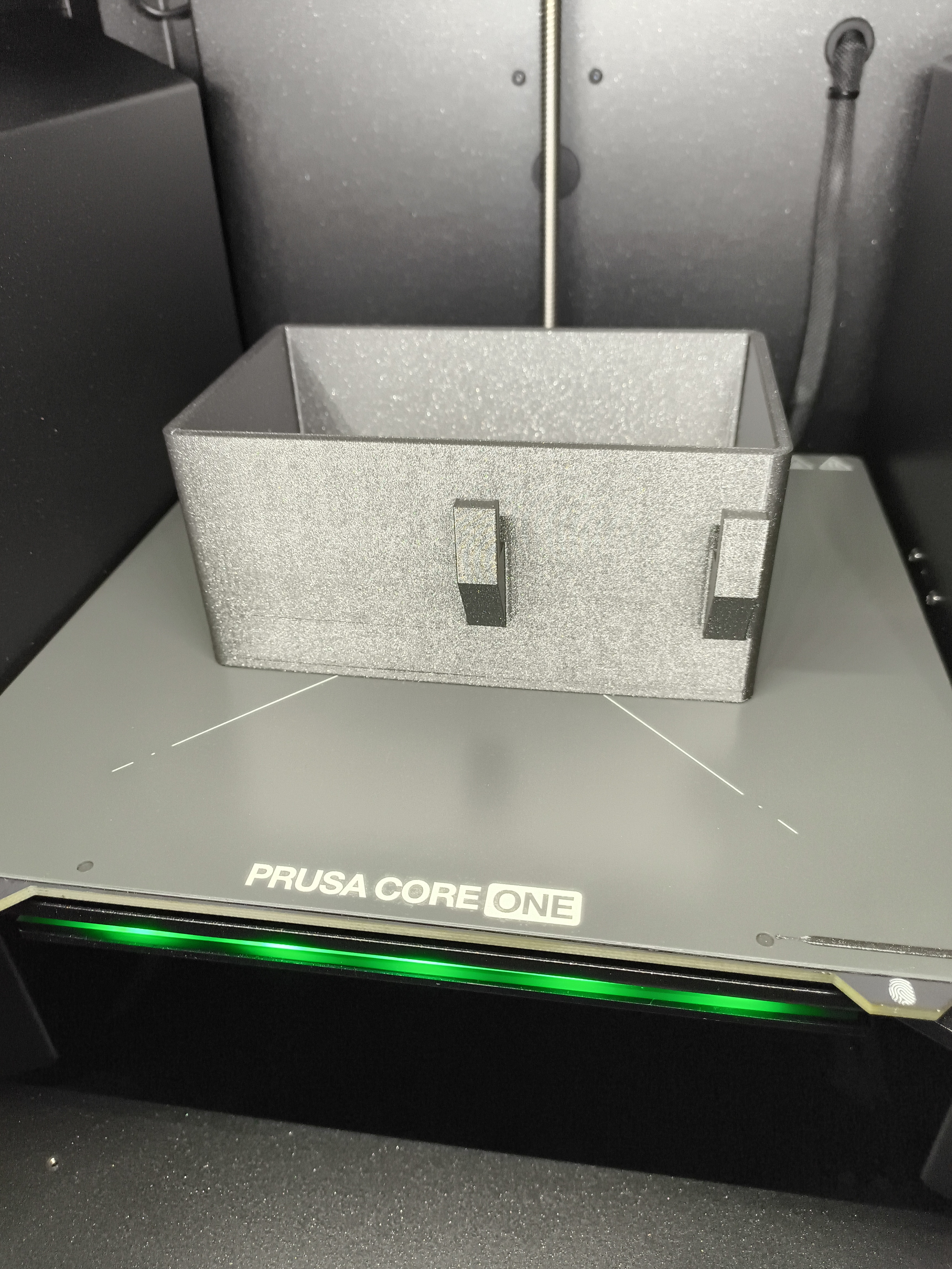 Организуй рабочее место! 3D-модель Filamentabfallbox с держателем шпателя для 3D принтера