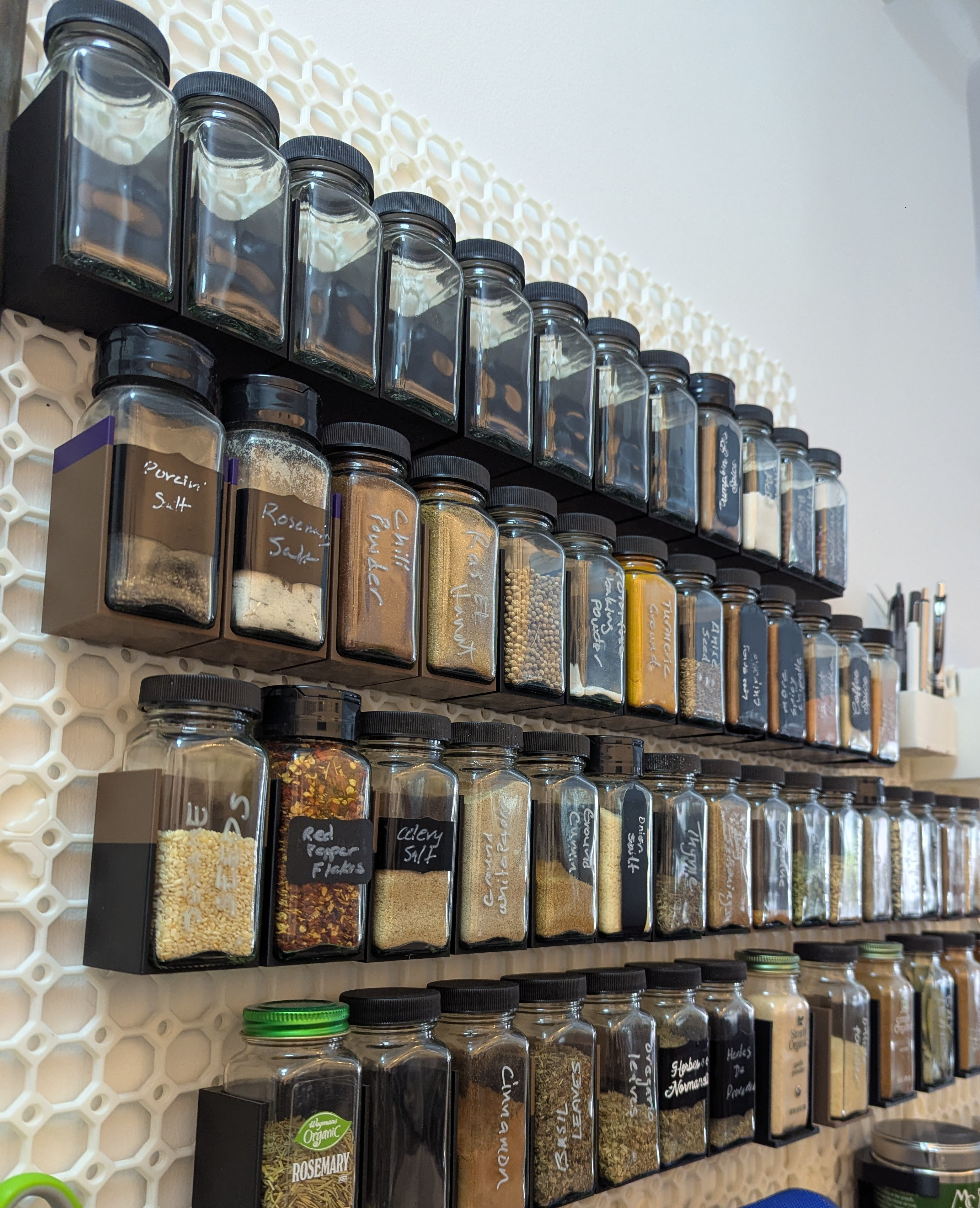 Креативный держатель баночек специй Spice Jar Holder для 3D принтера