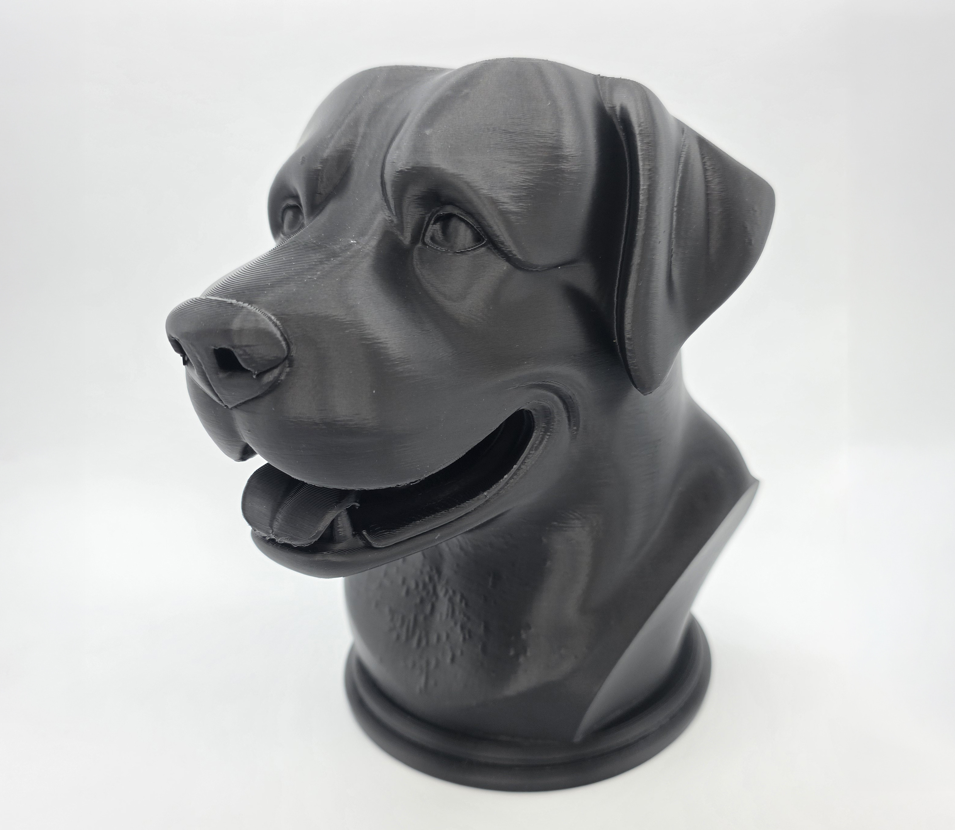 Улыбающийся ротвейлер в стиле 3D 🐶 для 3D принтера