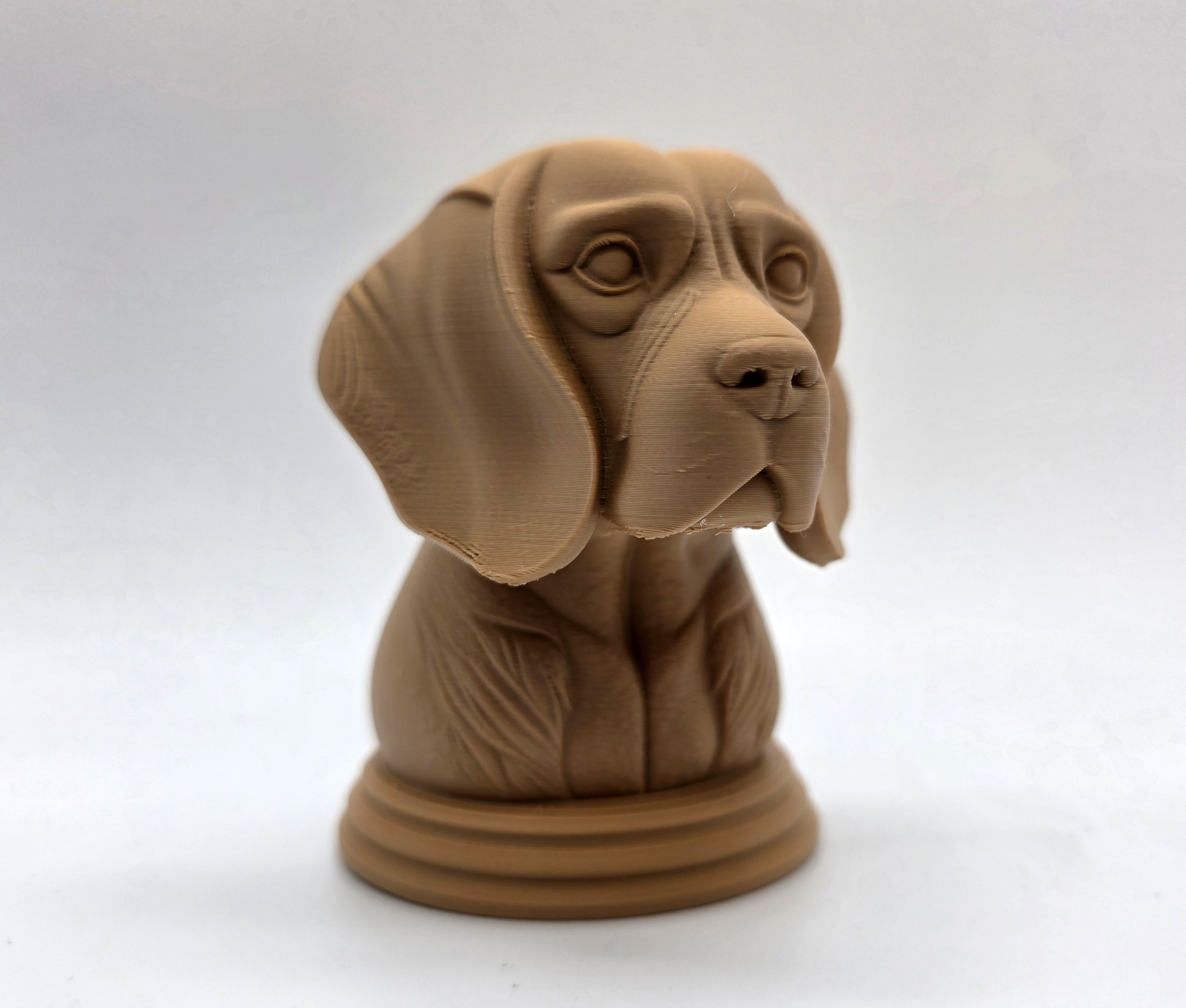 Реалистичный Beagle Bust — идеальный 3D-дизайн питомца для 3D принтера