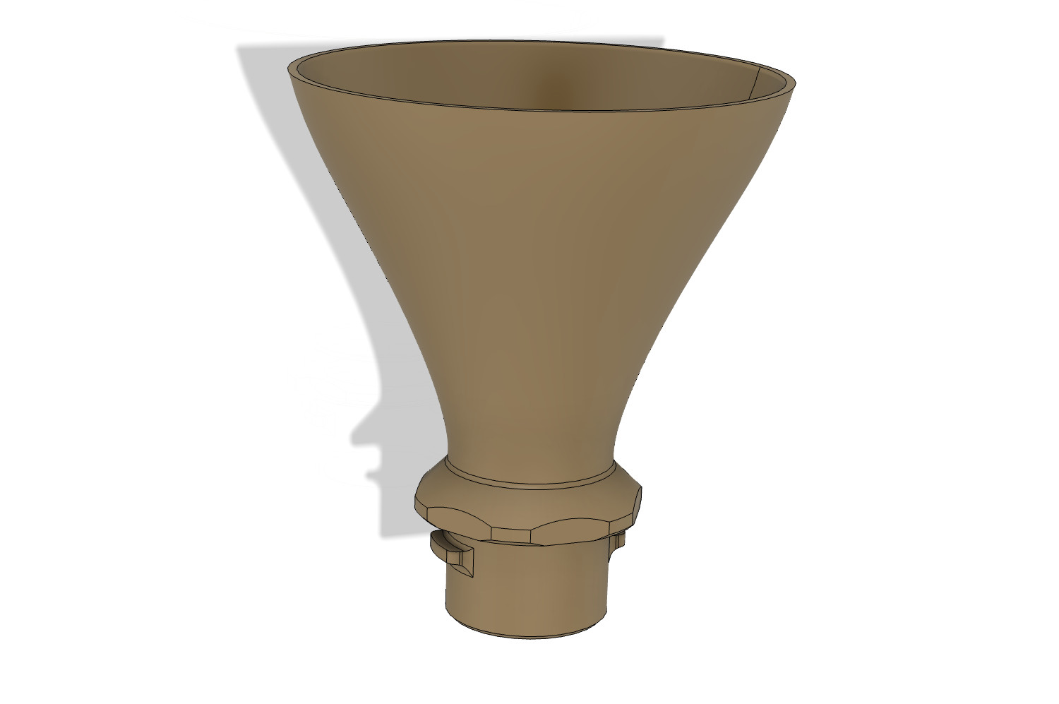 Точная 3D-модель BMW Маслозаливной воронки для E-серии для 3D принтера