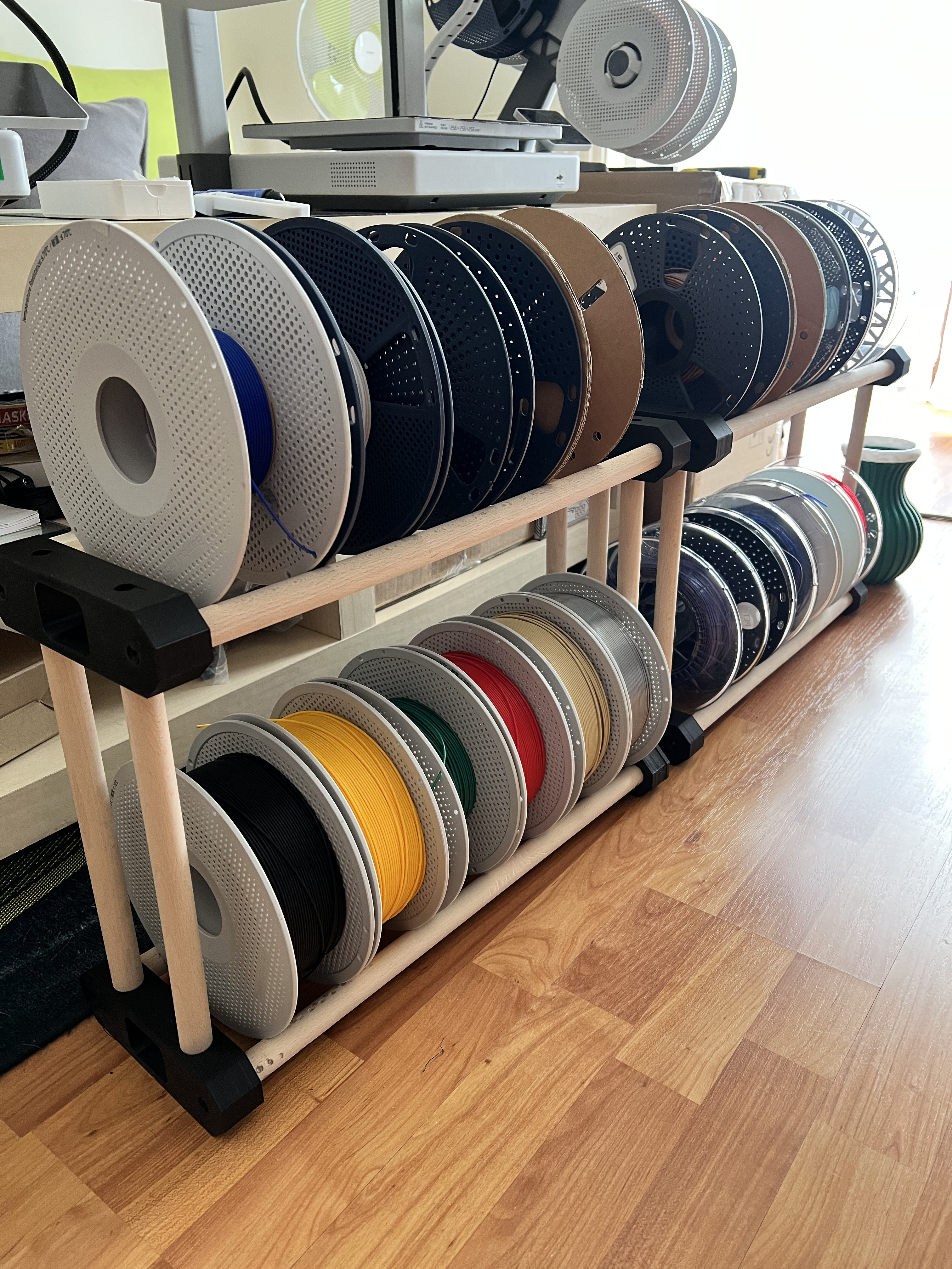 Фильерная стойка для прутков филамента 16мм и 20мм для 3D принтера