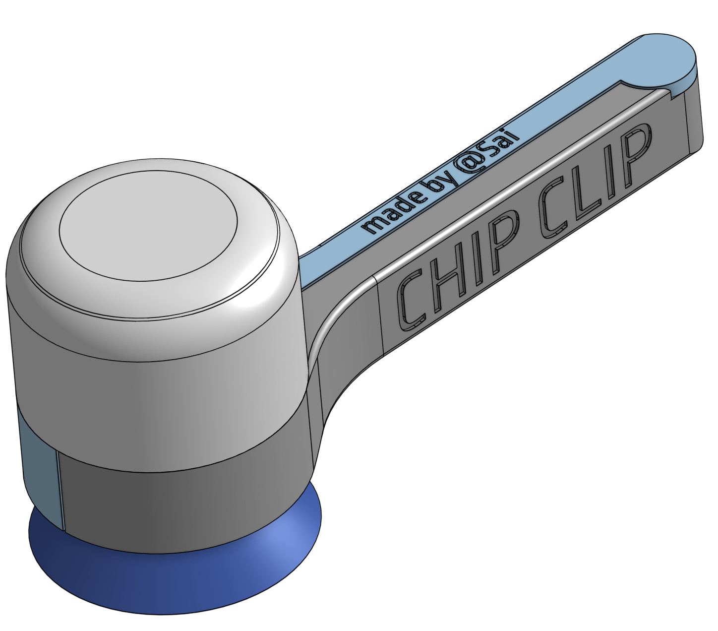 Chip Bag Clip V2 для 3D принтера