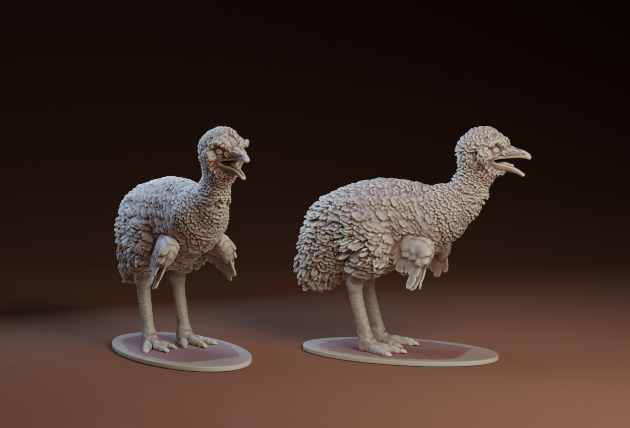 Забавная 3D-модель Ugly Bird ✨ Скачай бесплатно! для 3D принтера