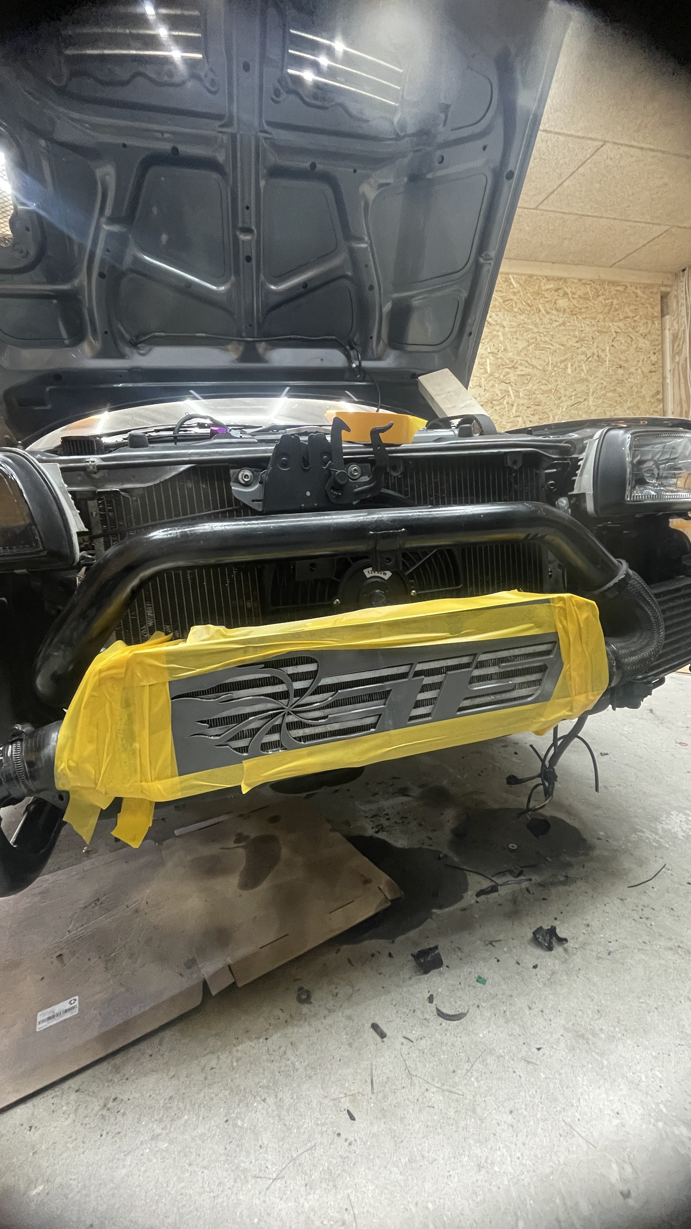 ETS Intercooler Stencil — реалистичная 3D-модель для настоящих фанатов тюнинга для 3D принтера