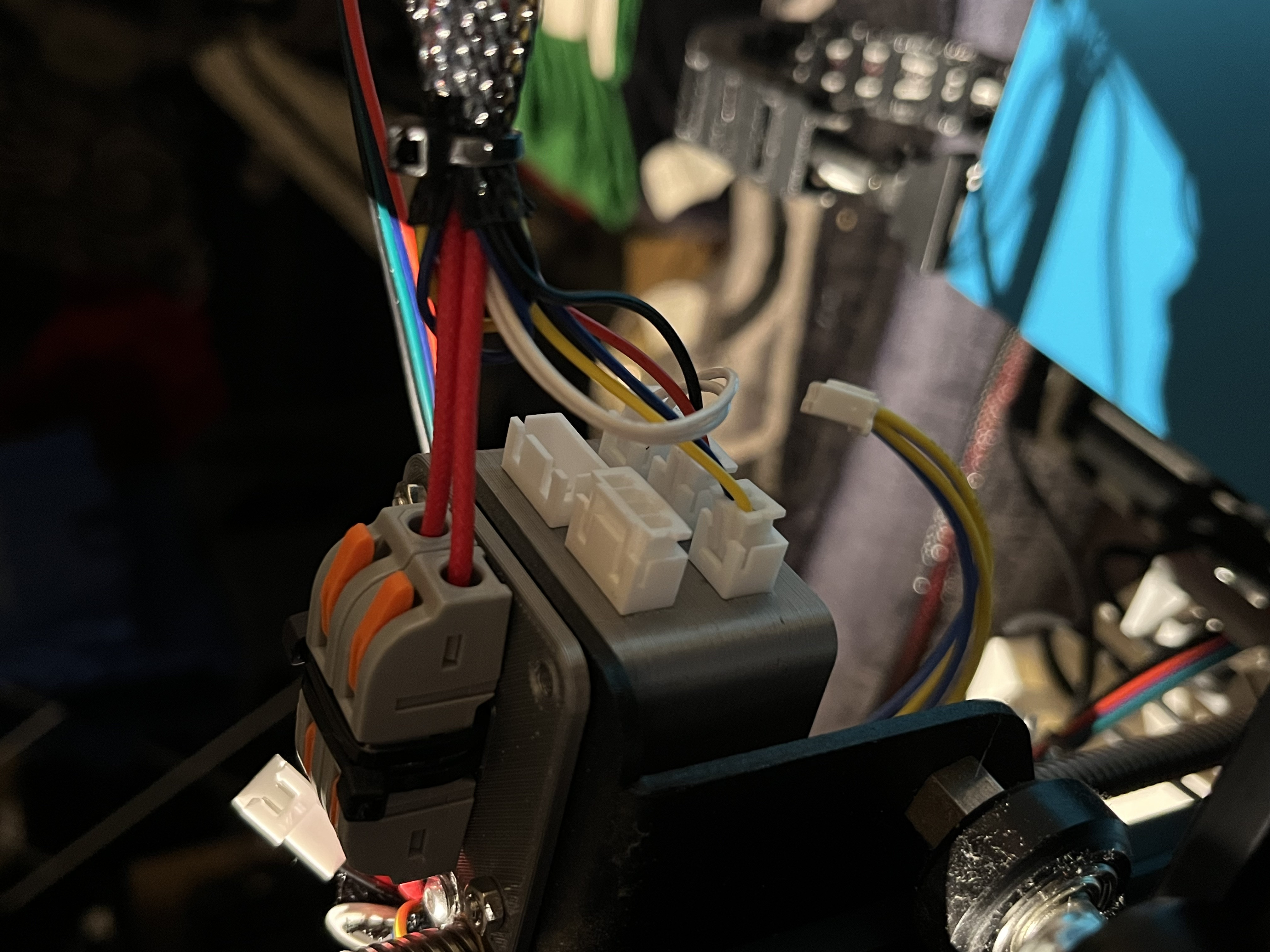 X Axis wire orginiser (use of empty area after converting to Direct Drive) для 3D принтера