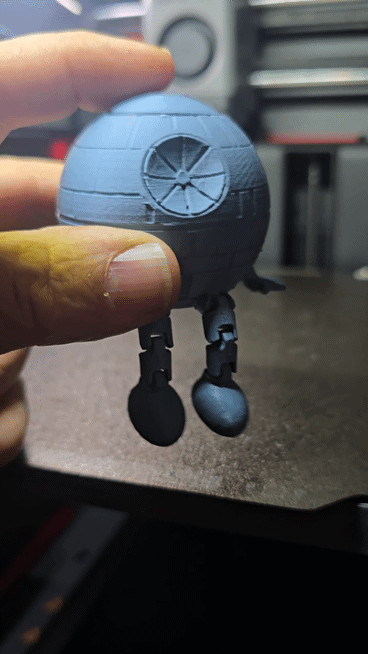 Смертельная Звезда Death Star Top Clicker Buddy — твой космический компаньон для 3D принтера