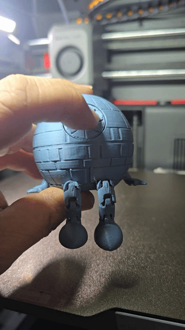 Скачай бесплатно Death Star Front Clicker Buddy 3D модель для 3D принтера