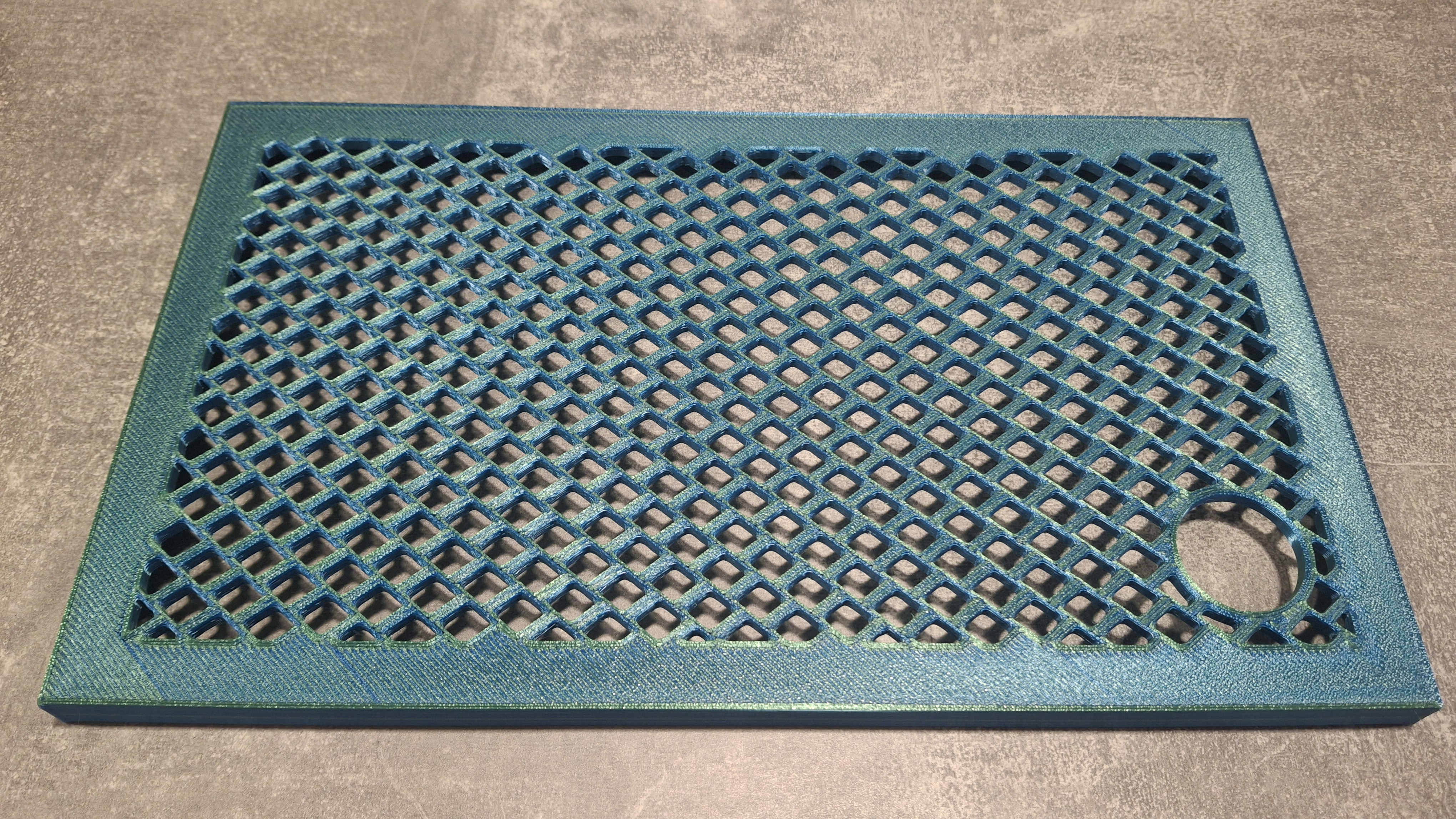 Реалистичная 3D-модель верхней решетки аквариума для 3D принтера