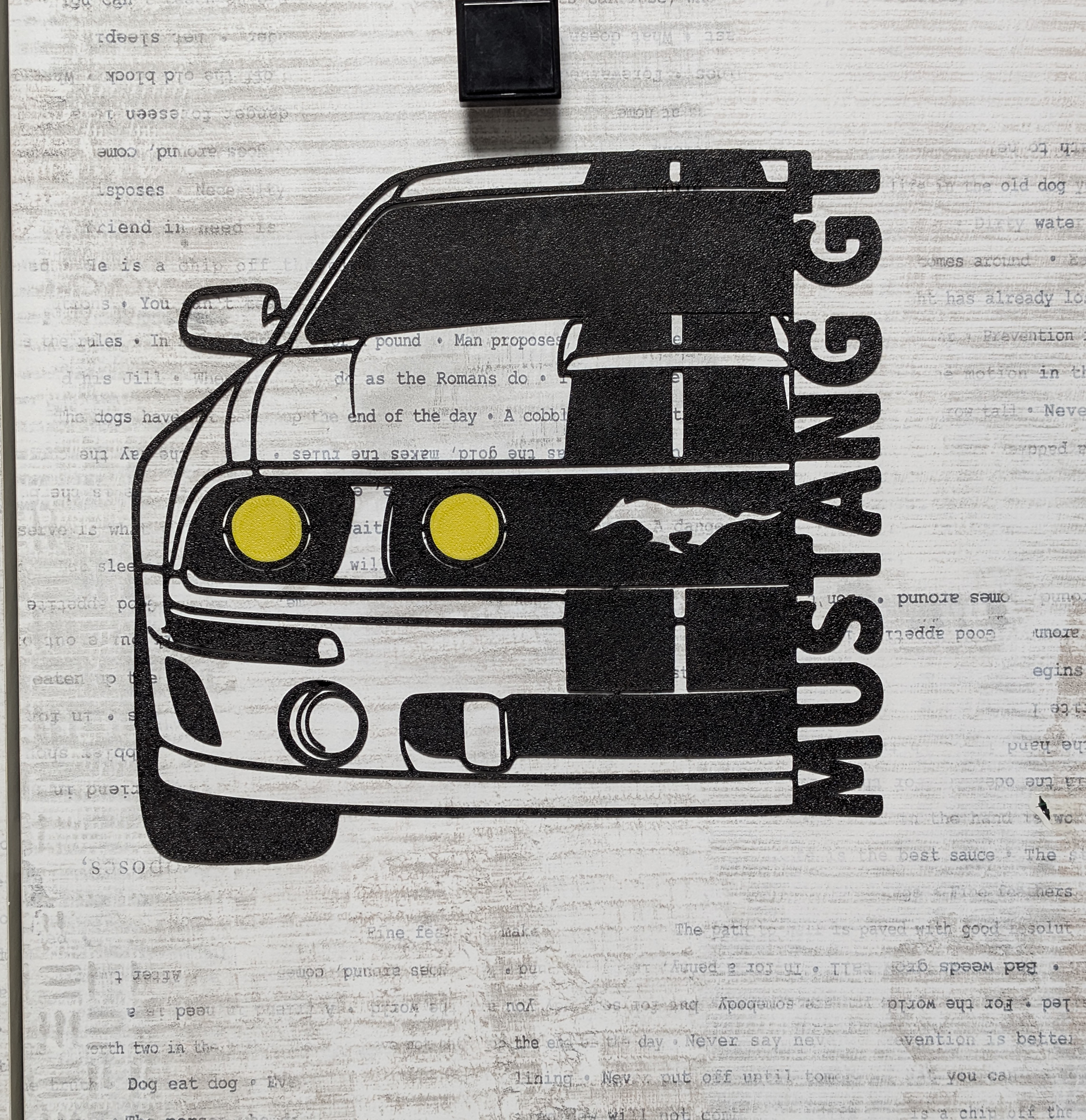 3D Модель Mustang GT — мечта коллекционера автомобилей! для 3D принтера